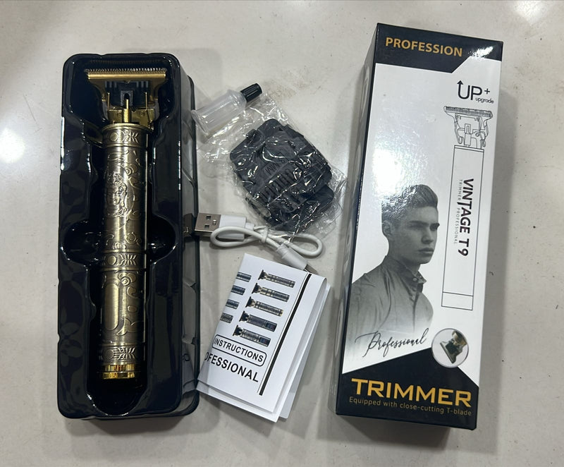 Vintage T9 Heavy-Duty Metal Body Hair & Beard Trimmer