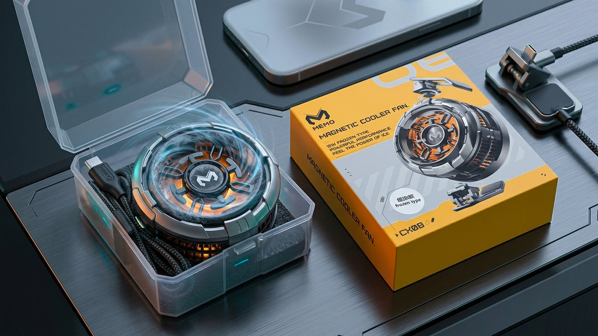 MEMO CX08 Pro Semiconductor Mobile Cooling Fan & Gaming Radiator