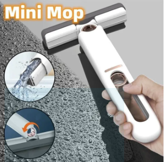 Portable Mini Squeeze Mop for Compact & Easy Cleaning