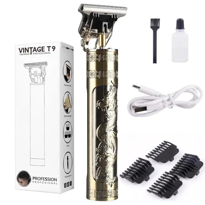 Vintage T9 Heavy-Duty Metal Body Hair & Beard Trimmer