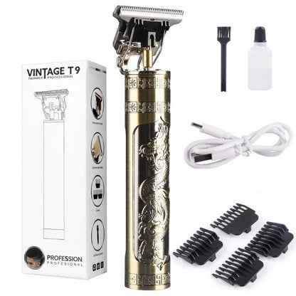 Vintage T9 Heavy-Duty Metal Body Hair & Beard Trimmer