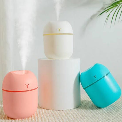 Mini Cute Portable Air Humidifier with RGB Night Light – 220ml