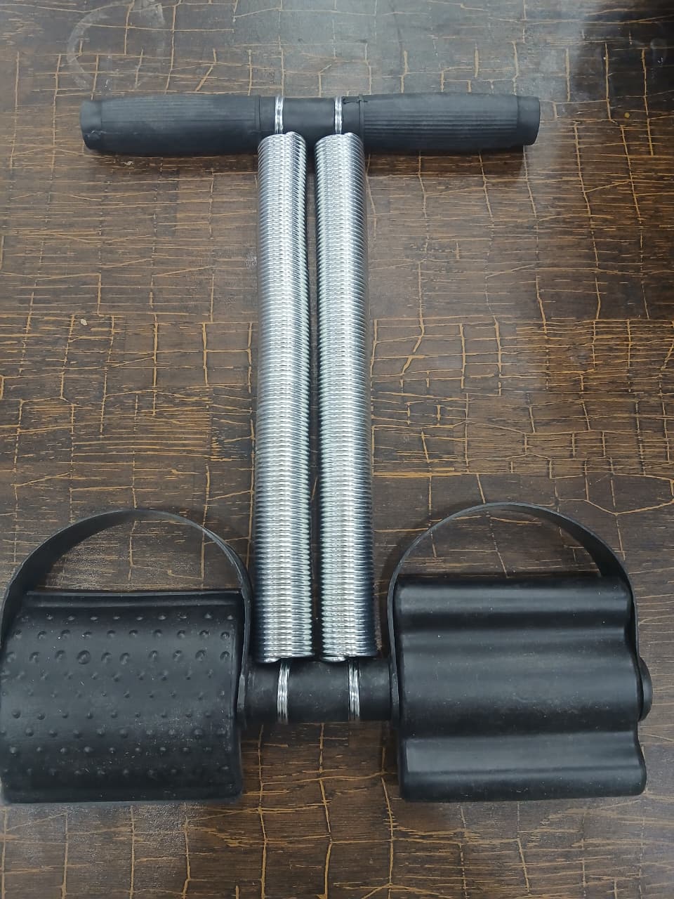 High-Quality Double Spring Tummy Trimmer – Heavy-Duty Resistance Trainer for Home Workout